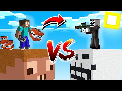 Видео: НАШИ НЕБОСКРЕБЫ СТАЛИ ЧАНКАМИ И МЫ С ПРО СРАЗИЛИСЬ НА НИХ В МАЙНКРАФТ! ЧИТЕР И ПРО ИГРАЮТ MINECARFT!