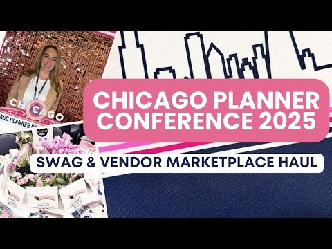 Видео: Торговая площадка Swag & Vendor Marketplace Haul | Chicago Planner Conference 2025