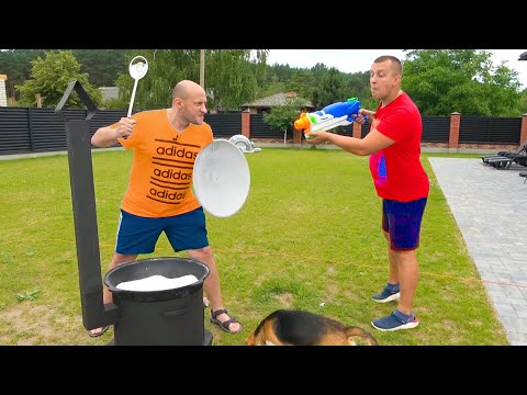Видео: Лысая БОРОДА вернулся из БОЛЬНИЦЫ. ТАЙНИК ЛЫСОЙ БОРОДЫ. NERF BROTHERS