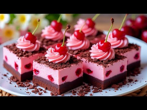 Видео: Самый кремовый вишневый пирог, который я когда-либо пробовал! Пирог, который тает во рту.