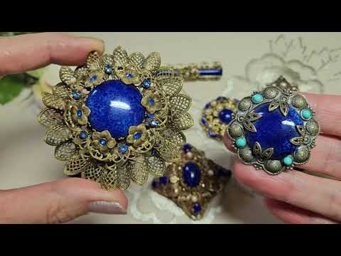 Видео: 56. Броши из моих шкатулочек...