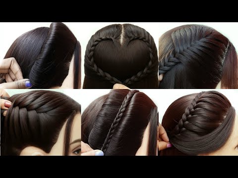 Видео: Просто новая прическа - Разные типы простых причесок для девочек | модная прическа | прическа
