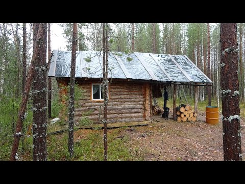 Видео: В тайгу поздней осенью Ч2. Нашли избу в лесу. Таёжный быт. Охотничье зимовье. Один в глухой тайге