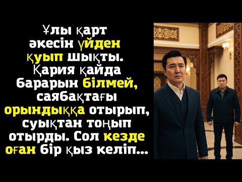 Видео: Ұлы қарт әкесін үйден қуып шықты. Қария қайда барарын білмей, саябақтағы орындыққа отырып, суықта
