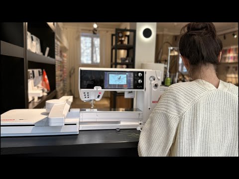 Видео: Вышивка/ Техника кружево/ Вышиваем на Bernina B880 Plus