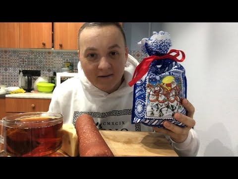 Видео: Сыр Колбаса и Чай мукбанг mukbang