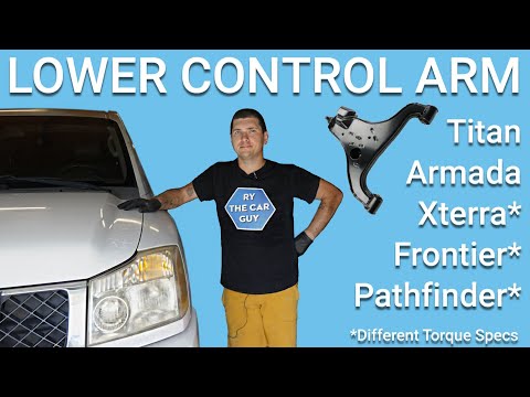 Видео: Как заменить нижний рычаг подвески на Nissan Titan/Armada