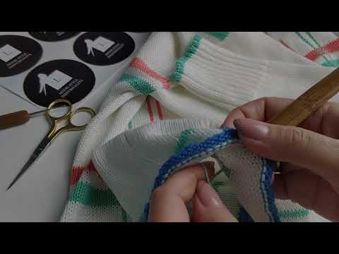 Видео: Декоративные дорожки /идеальный шов крючком