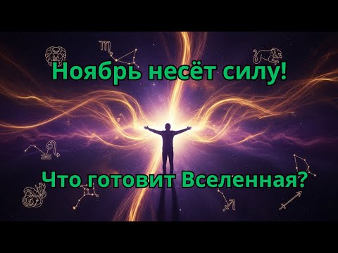 Видео: Ноябрь — месяц силы | Что несёт и как использовать энергию месяца