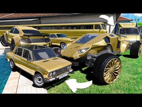 Видео: УГНАЛ КУЧУ ЗОЛОТЫХ ЧИТ ТАЧЕК И ОГРОМНЫЙ МОНСТР ТРАК У МАЖОРА ЗА 180 СЕК! БИТВА ВОРОВ В ГТА 5 ОНЛАЙН!