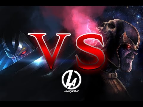 Видео: Архангел против Таноса Marvel contest of champions Archangel versus Thanos