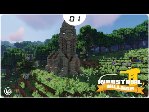 Видео: Minecraft 1.20.1 Industrial Village - #01 Начало пути инженера