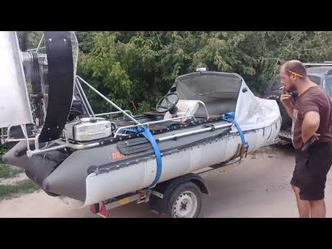 Видео: Аэролодка с двигателем Loncin инжектор 30 л.с..