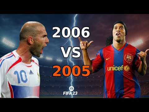 Видео: Зидан 2006 vs Роналдиньо 2005 в FIFA 23 — Кто Круче? 🔥⚽ Битва Легенд!