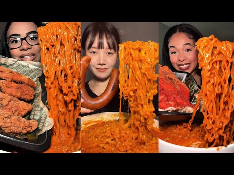 Видео: Подборка мукбангов из TIKTOK | Wingstop, Dave’s Hot Chicken, Buldak, Cane’s и другие! 🍗🔥🍜