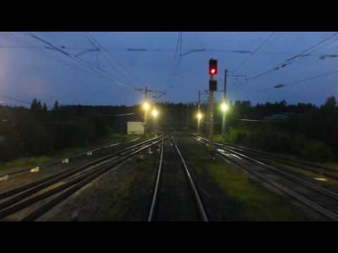 Видео: Деревянка - Петрозаводск-Пасс. (Октябрьская ж\д, РЖД)