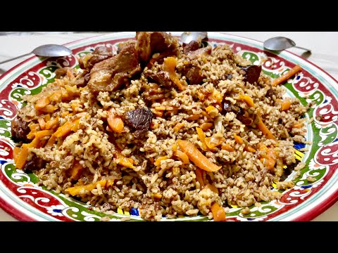 Видео: Узбекский Плов. Рис Девзира в плове. Палов из девзиры. Лучший рецепт.