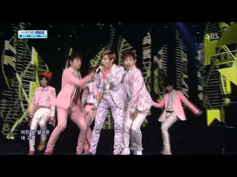 Видео: INFINITE [Человек в любви] @ SBS Inkigayo Популярная песня 20130407