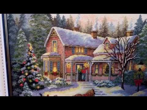 Видео: 3. Вышивка крестиком. Мои оформленные работы Dimensions и как я их нахваливаю)))