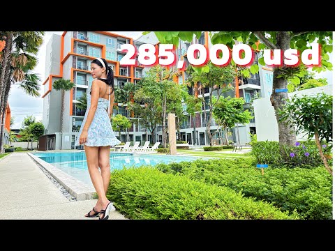 Видео: Роскошные апартаменты с 2 спальнями My Style в Хуа Хине на верхнем этаже