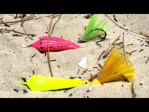 Видео: Ловля флоридского помпано в прибое на пляже, ловля на джиг и тизерную оснастку