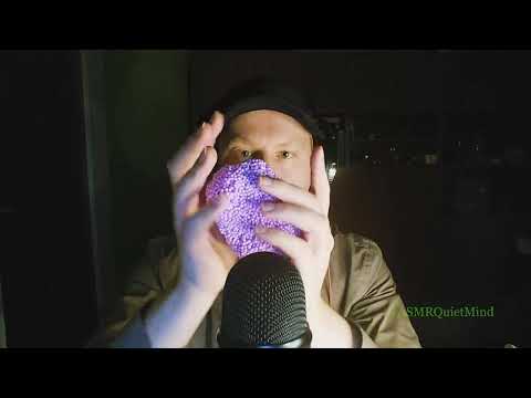 Видео: [АСМР]: липкая пенная глина руками | 10 мин, без разговоров Pt 1