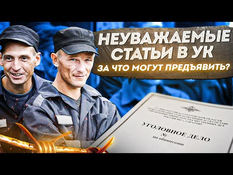 Видео: НЕУВАЖАЕМЫЕ статьи в тюрьме. За что могут предъявить