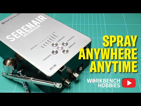 Видео: АЭРОГРАФ В ЛЮБОМ МЕСТЕ! Комплект компрессора и аэрографа — ПЕРВЫЙ ВЗГЛЯД 👀