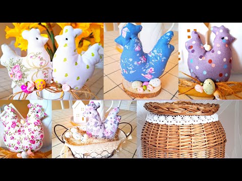 Видео: 🐤/ /Весенний декор/Шью  курочек/Eacter decor.I sew  Easter chickens