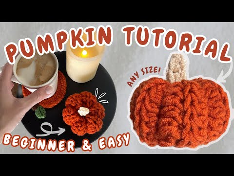 Видео: Как связать крючком тыкву (для начинающих + легко)