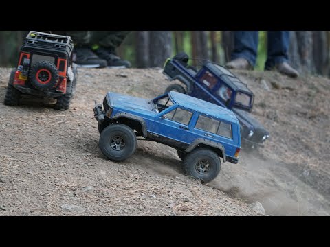 Видео: Веселые покатухи RC трофи моделей в Челябинске  Мужики оторвались на полную