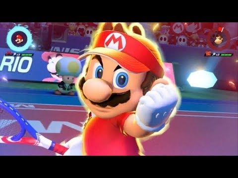 Видео: Почти нормальный теннис: Mario Tennis Aces