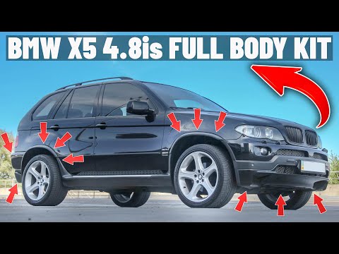 Видео: 👉Как установить обвес BMW X5 E53 4.8is Full Body Kit Install