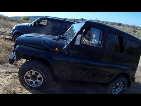 Видео: Уаз Патриот или Уаз Хантер? Часть 2. Песок и горки.