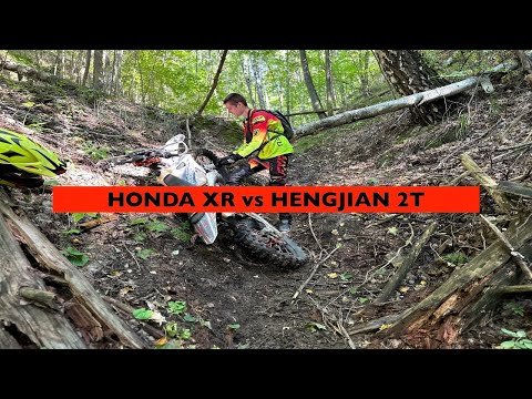 Видео: Эндуро Honda XR 250 vs Hengjian 300 2T