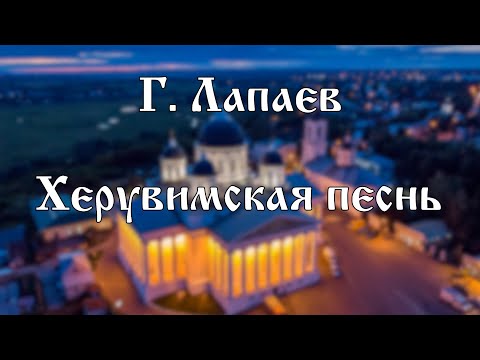Видео: Г. Лапаев - Херувимская песнь | Хор Воскресенского кафедрального собора г. Арзамас