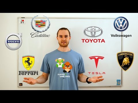Видео: 37 марок автомобилей по-английски!