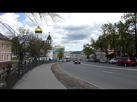 Видео: Спуск к причалу в Нижнем Новгороде