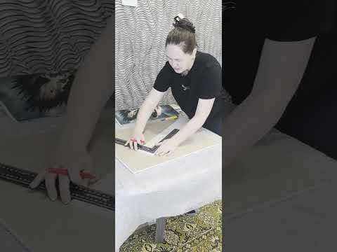 Видео: жёсткая основа для барельефа из гипсокартона