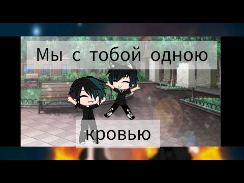 Видео: Клип-мы с тобой одною кровью//гача лайф