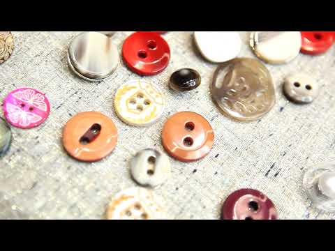Видео: Швейная фурнитура и уникальные "ювелирные" пуговицы для шитья
