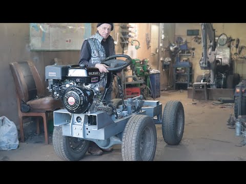 Видео: ПОГРУЗЧИК.  Сборка трансмиссии и установка Двигателя.  (2 серия)