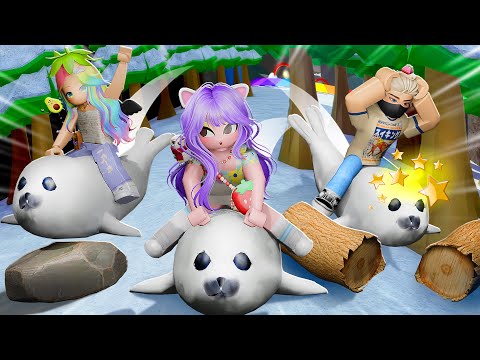 Видео: ГОНКИ ВЕРХОМ НА ТЮЛЕНЯХ! Roblox Surf on a Seal!