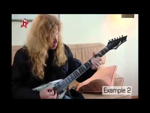 Видео: Дейв Мастейн.Гитарные уроки:Holy Wars