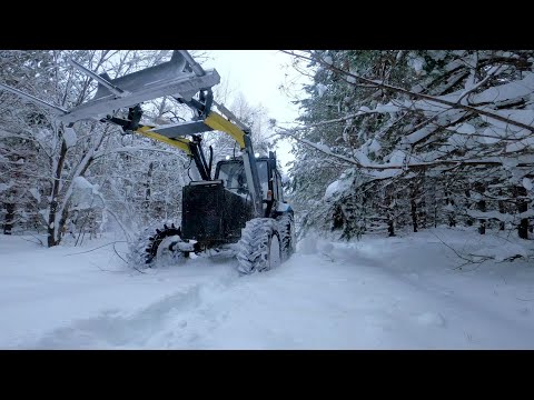 Видео: МТЗ ПРОБИВАЕТ ДОРОГУ НА ДЕЛЯНКУ.