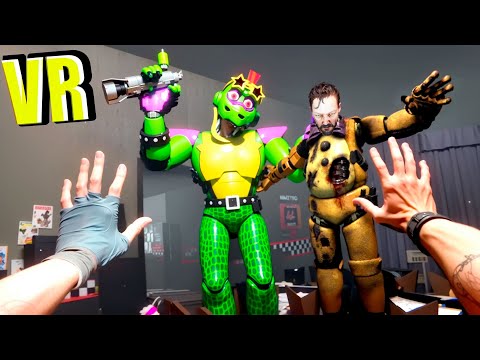 Видео: VR АНИМАТРОНИКИ ПУГАЮТ ОХРАННИКА В БОНЕЛАБ FNAF COOP MOD BONELAB НО МОНТИ ЗАЩИЩАЕТ МЕНЯ