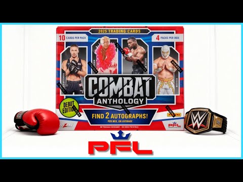 Видео: Panini PFL Combat Anthology 2025 года, прощай! Охота за Dual Auto и BABOOM начинается!