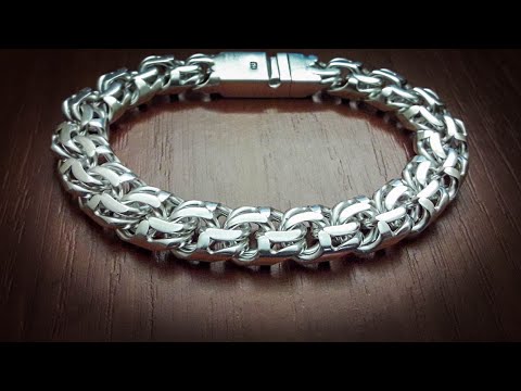 Видео: Браслет "БИСМАРК" Пособие для новичков. How to make chain "BISMARK"