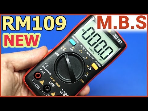 Видео: RM109 MULTIMETER TRUE RMS Лучший МУЛЬТИМЕТР из Китая