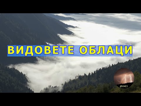 Видео: Видовете ОБЛАЦИ